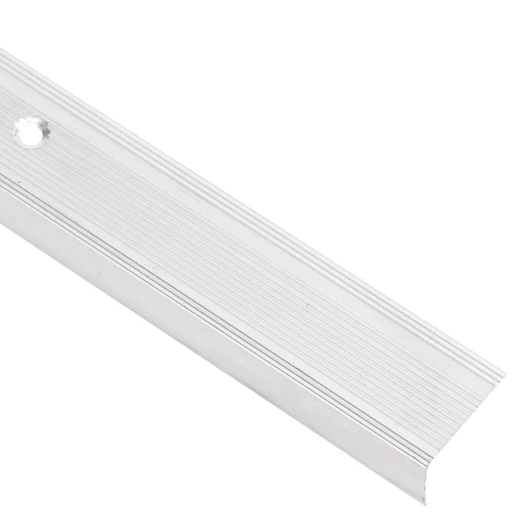 vidaXL Trapneuzen L-vormig 15 st 90 cm aluminium bruin