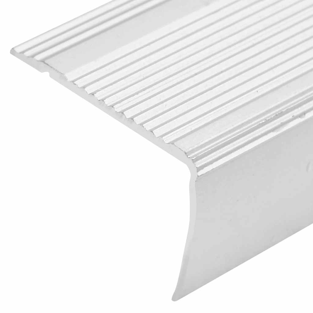 vidaXL Trapneuzen L-vormig 15 st 90 cm aluminium bruin