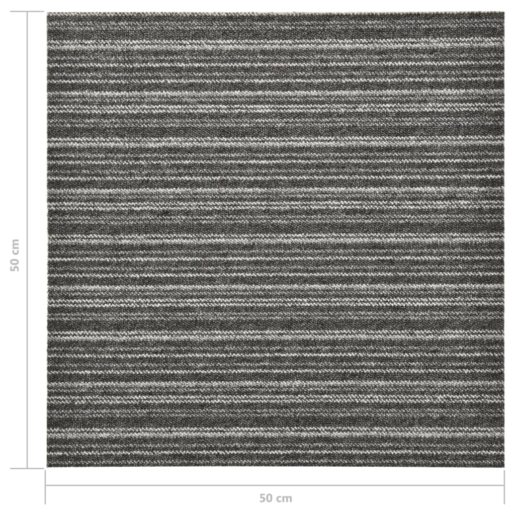 vidaXL Carpet Tiles 20 pcs 5 m² 50x50 cm beige