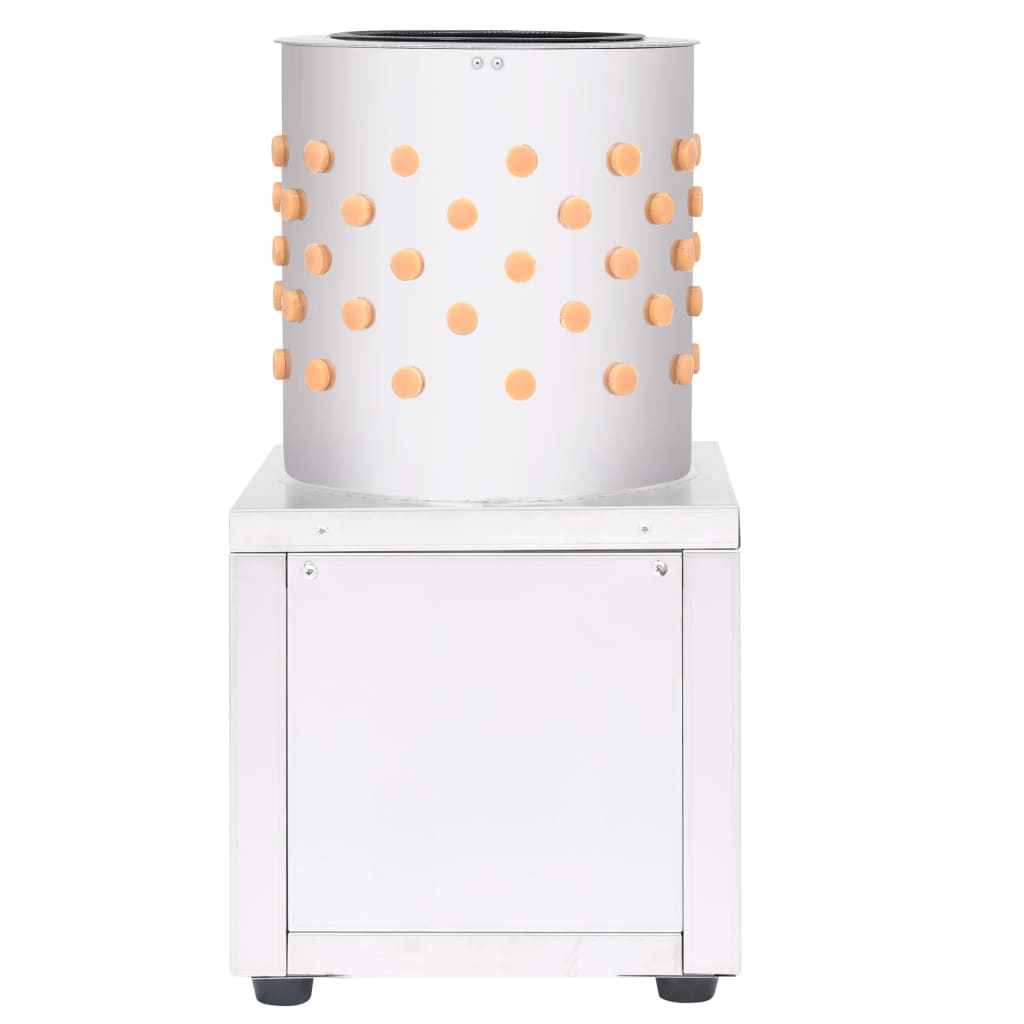 vidaXL Plukmachine 119 vingers 150 W roestvrij staal