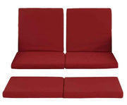Set van 3 kussenslopen Sofa Ancona robijnrood rubinrot
