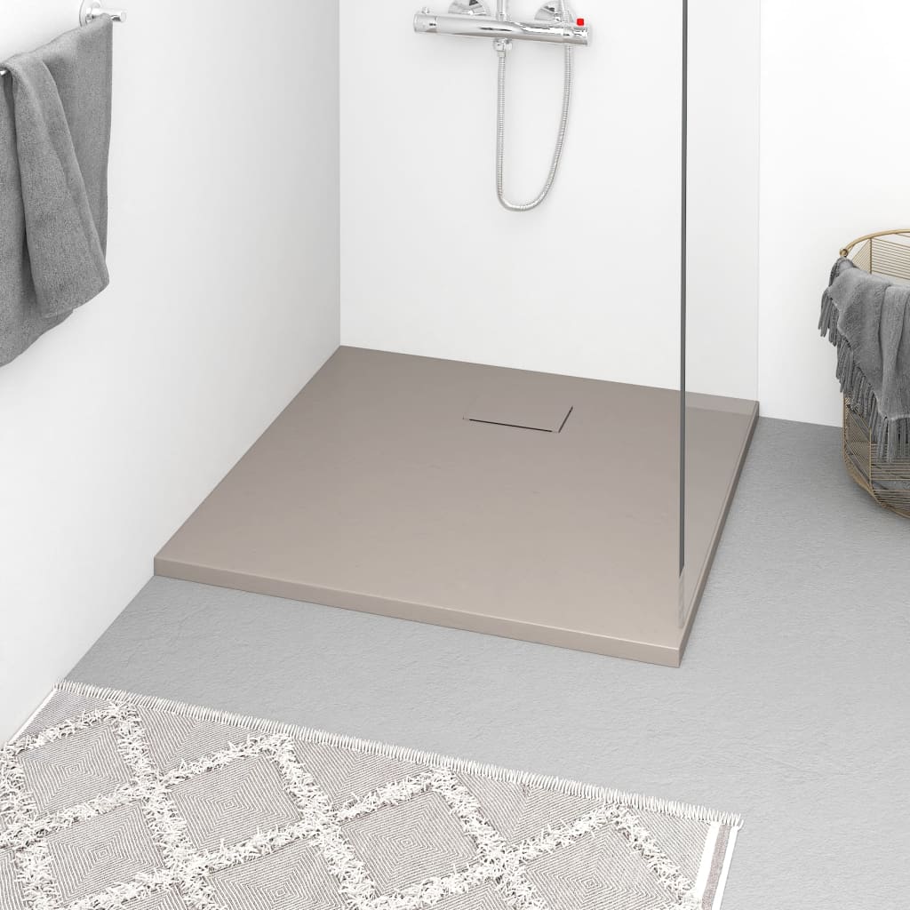 vidaXL Douchebak 80x80 cm SMC wit - Aashly
