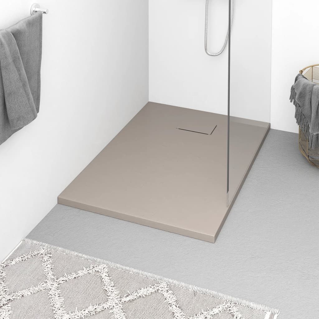 vidaXL Douchebak 80x80 cm SMC wit - Aashly