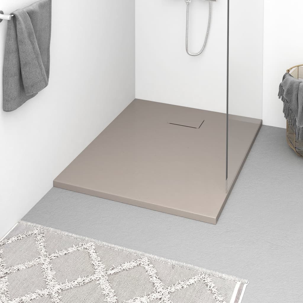 vidaXL Douchebak 80x80 cm SMC wit - Aashly