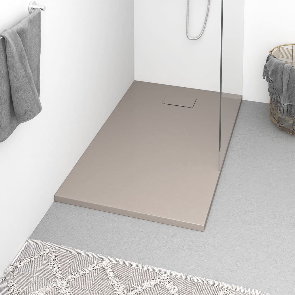 vidaXL Douchebak 80x80 cm SMC wit - Aashly
