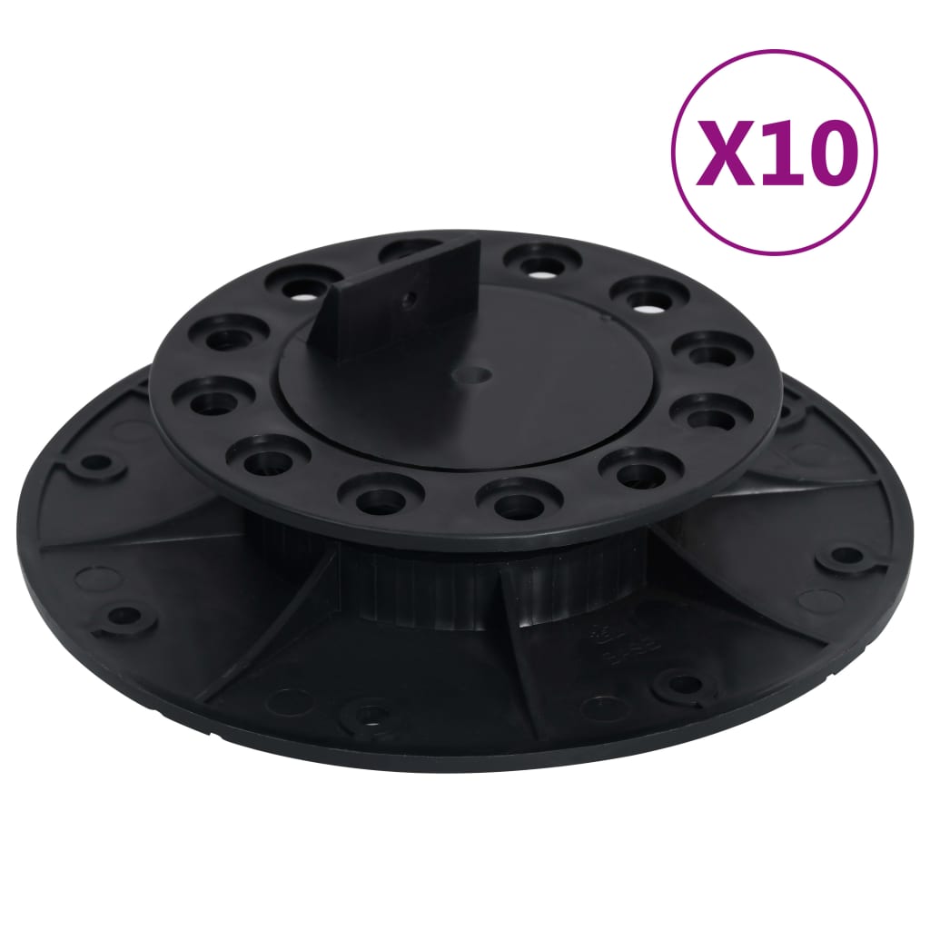 vidaXL Terrasdragers verstelbaar 10 st 60-88 mm