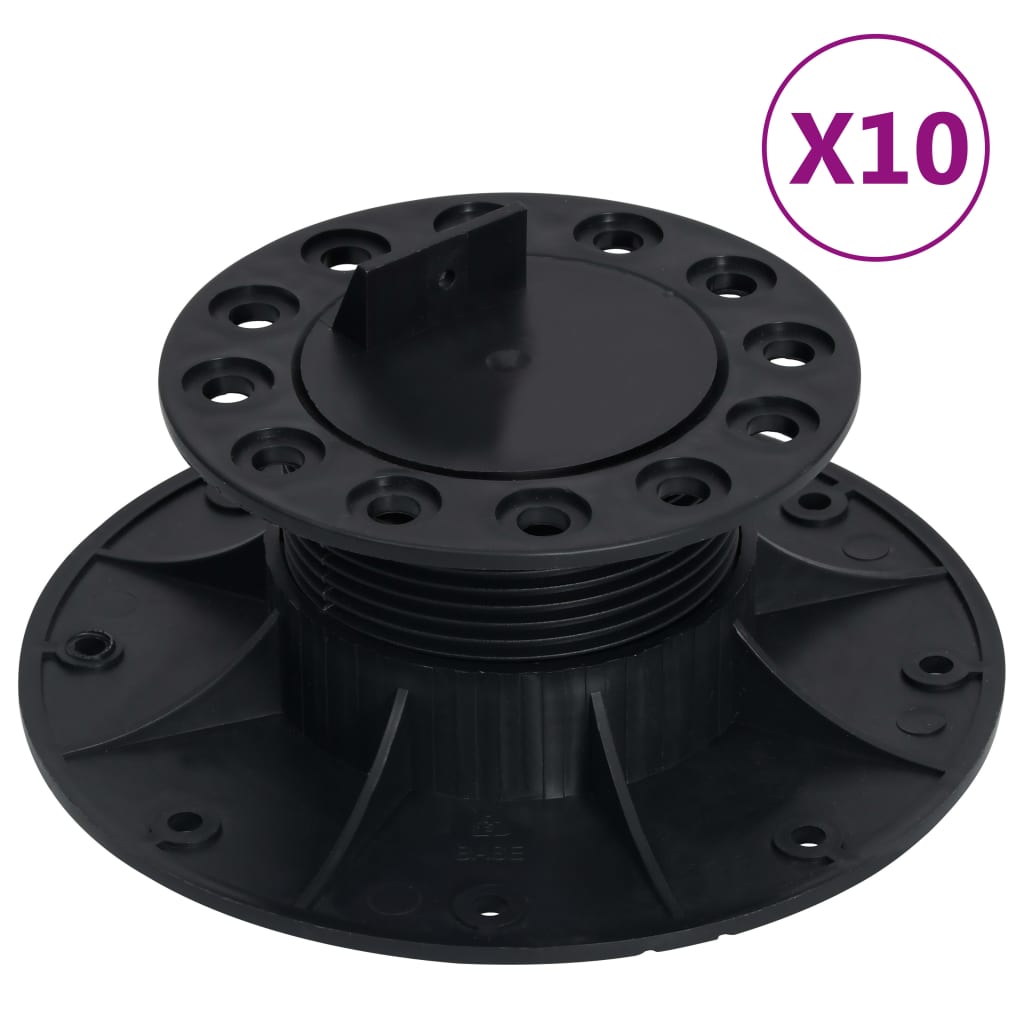 vidaXL Terrasdragers verstelbaar 10 st 60-88 mm
