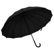 vidaXL Paraplu automatisch 120 cm zwart - Aashly