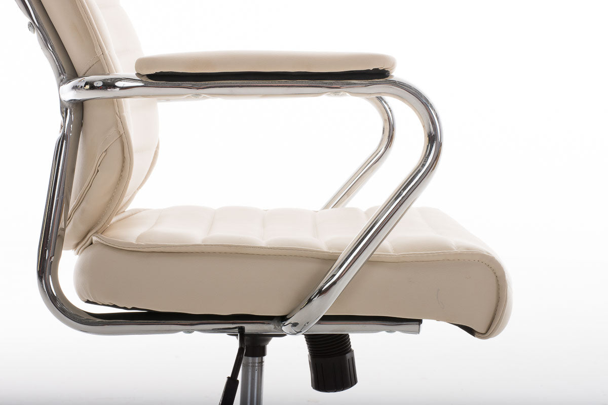 Bureaustoel Rako V2 kunstleer creme creme