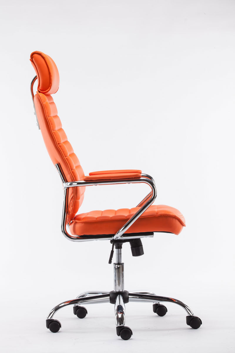 Bureaustoel Rako V2 kunstleer oranje orange