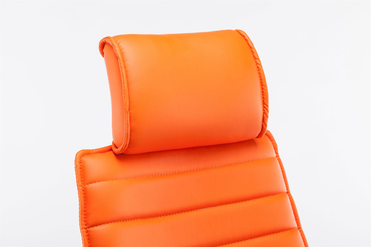 Bureaustoel Rako V2 kunstleer oranje orange