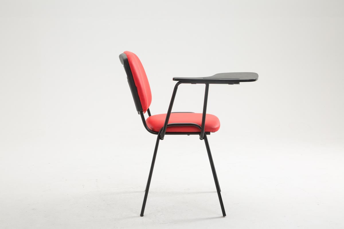 Bezoekersstoel Ken Kunstleer rood rot