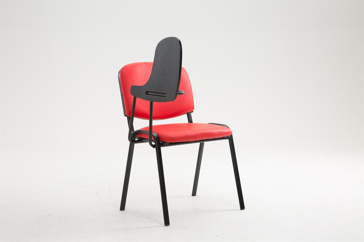 Bezoekersstoel Ken Kunstleer rood rot