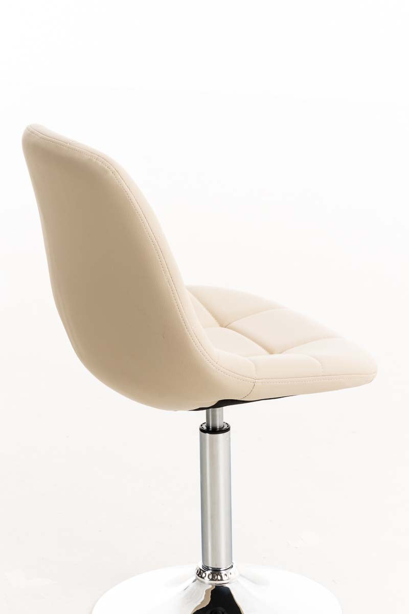 Eetkamerstoel Emil Kunstleer creme creme