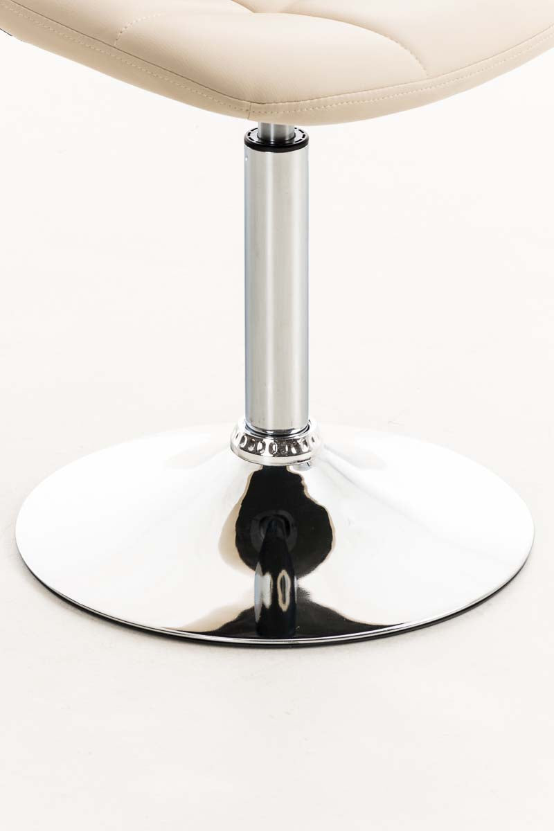 Eetkamerstoel Emil Kunstleer creme creme