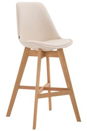 Barkruk Cannes Kunstleer creme,natura creme