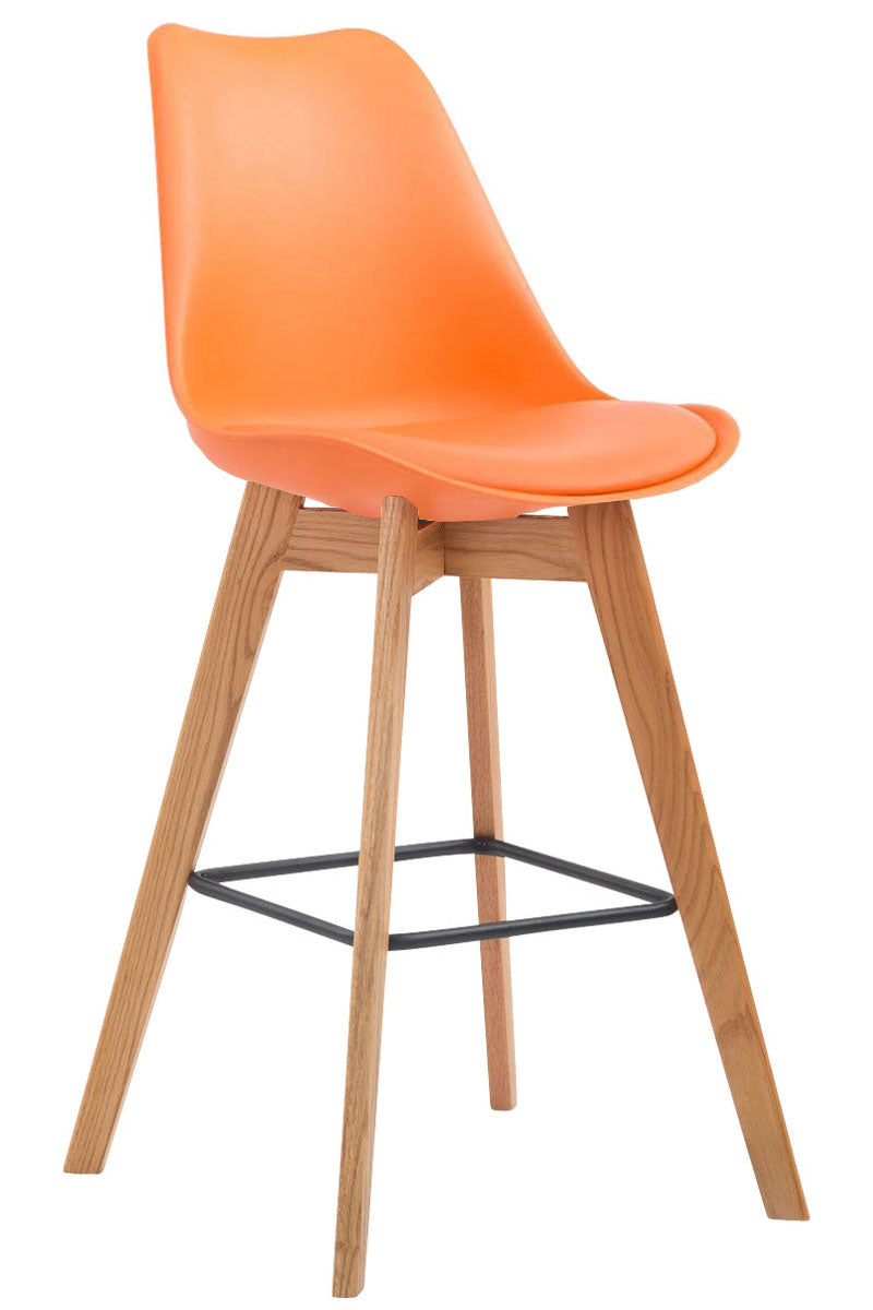 Barkruk Metz Kunststof natura,oranje orange