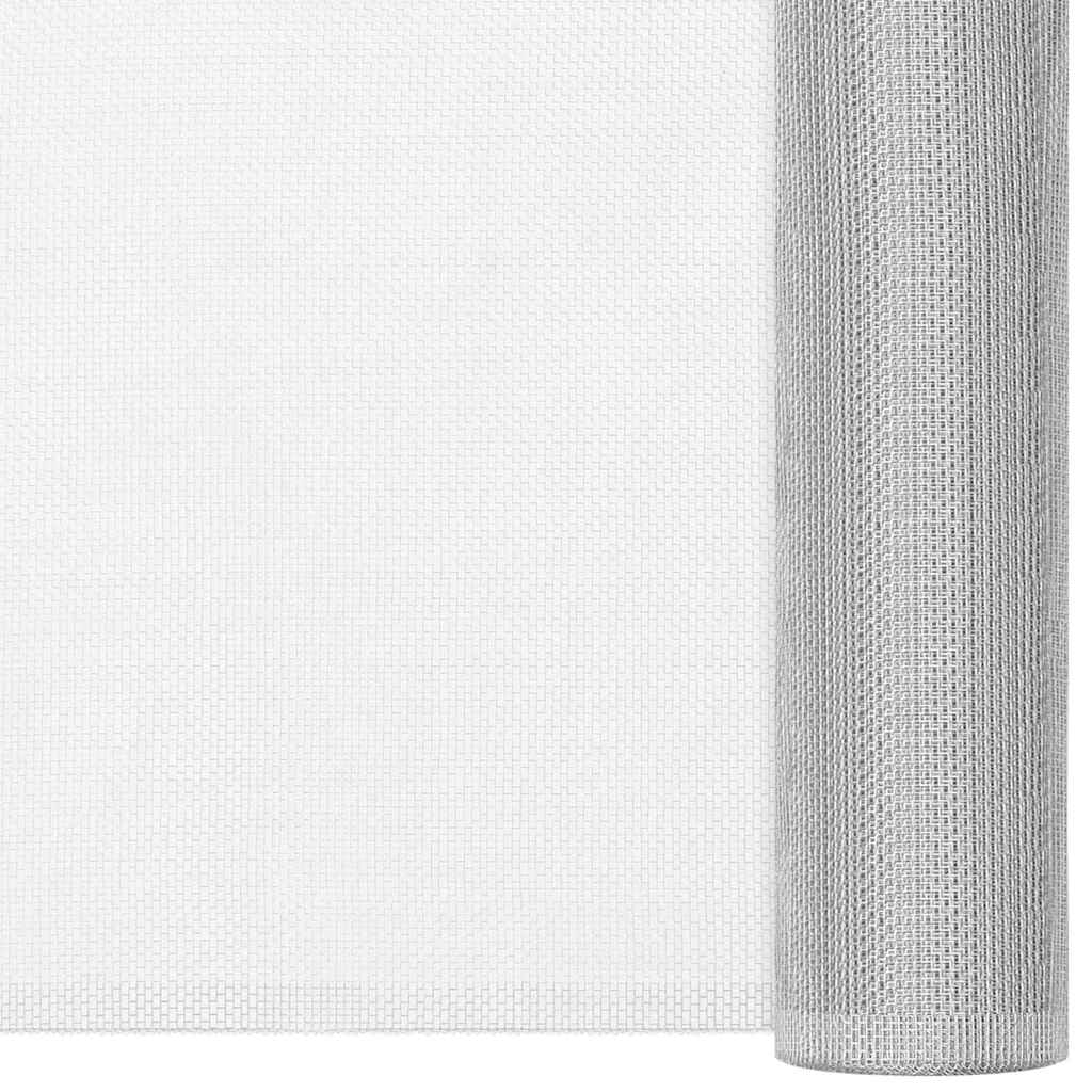 vidaXL Gaas 60x500 cm aluminium zilverkleurig