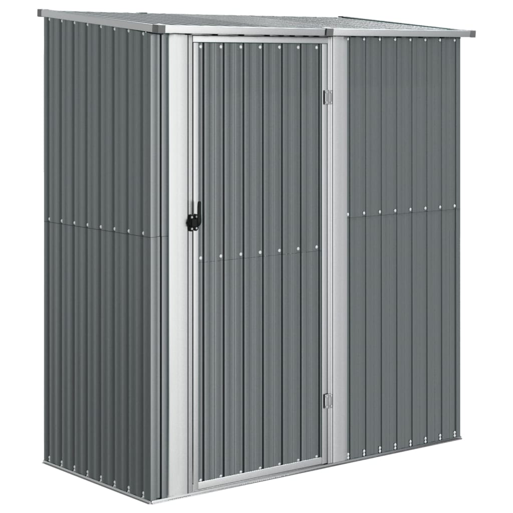 vidaXL Tuinschuur 180,5x97x209,5 cm gegalvaniseerd staal grijs - Aashly