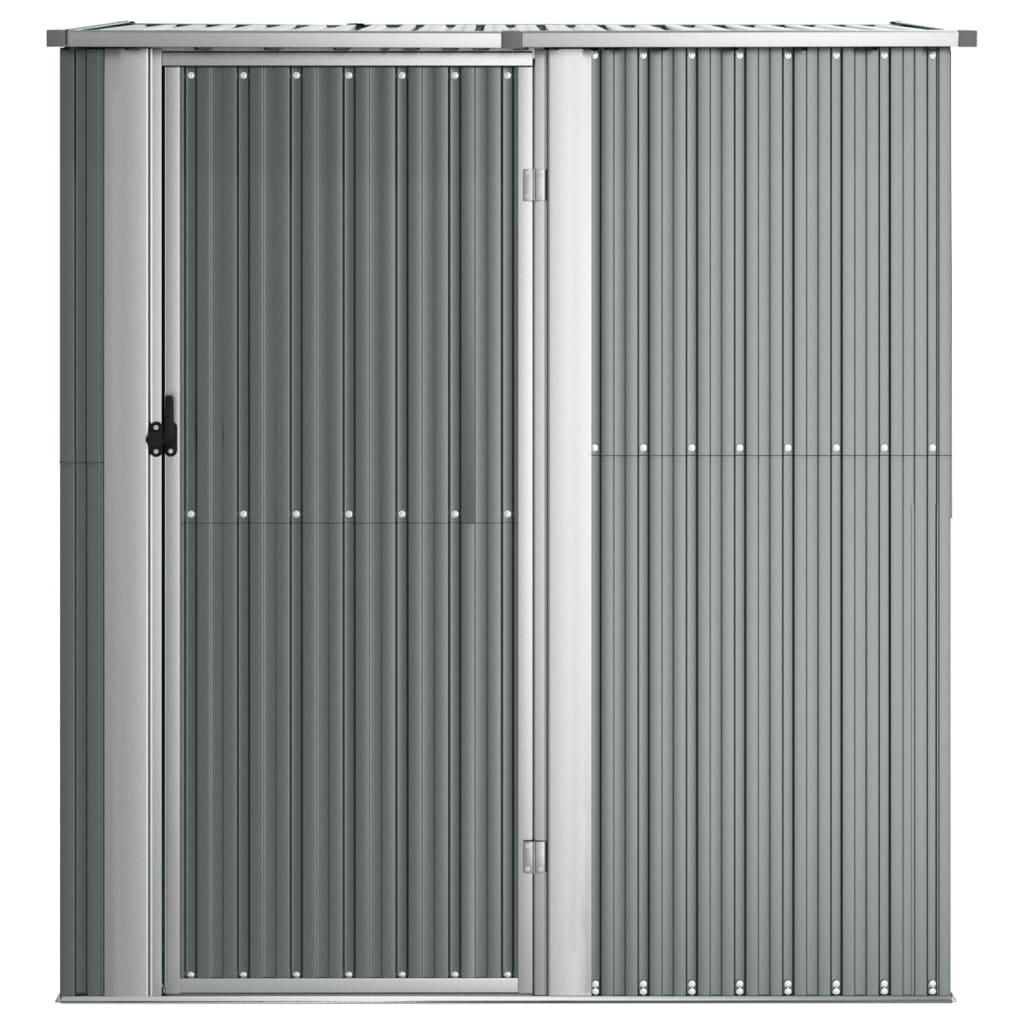 vidaXL Tuinschuur 180,5x97x209,5 cm gegalvaniseerd staal grijs - Aashly