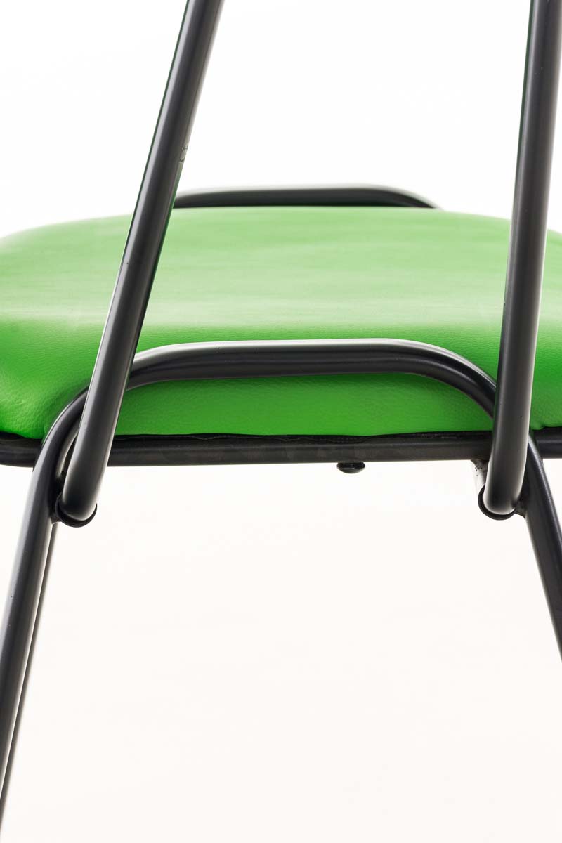 Bezoekersstoel Ken Kunstleer groen grün