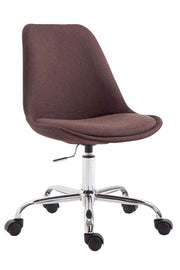 Bureaustoel Toulouse Stof bruin braun
