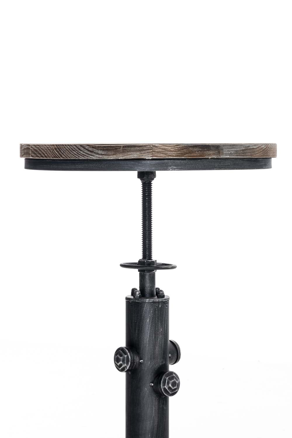 Statafel Lumos Ø 50 cm antiek zilver antik silber