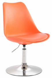 Eetkamerstoel Maverick kunststof chroom,oranje orange