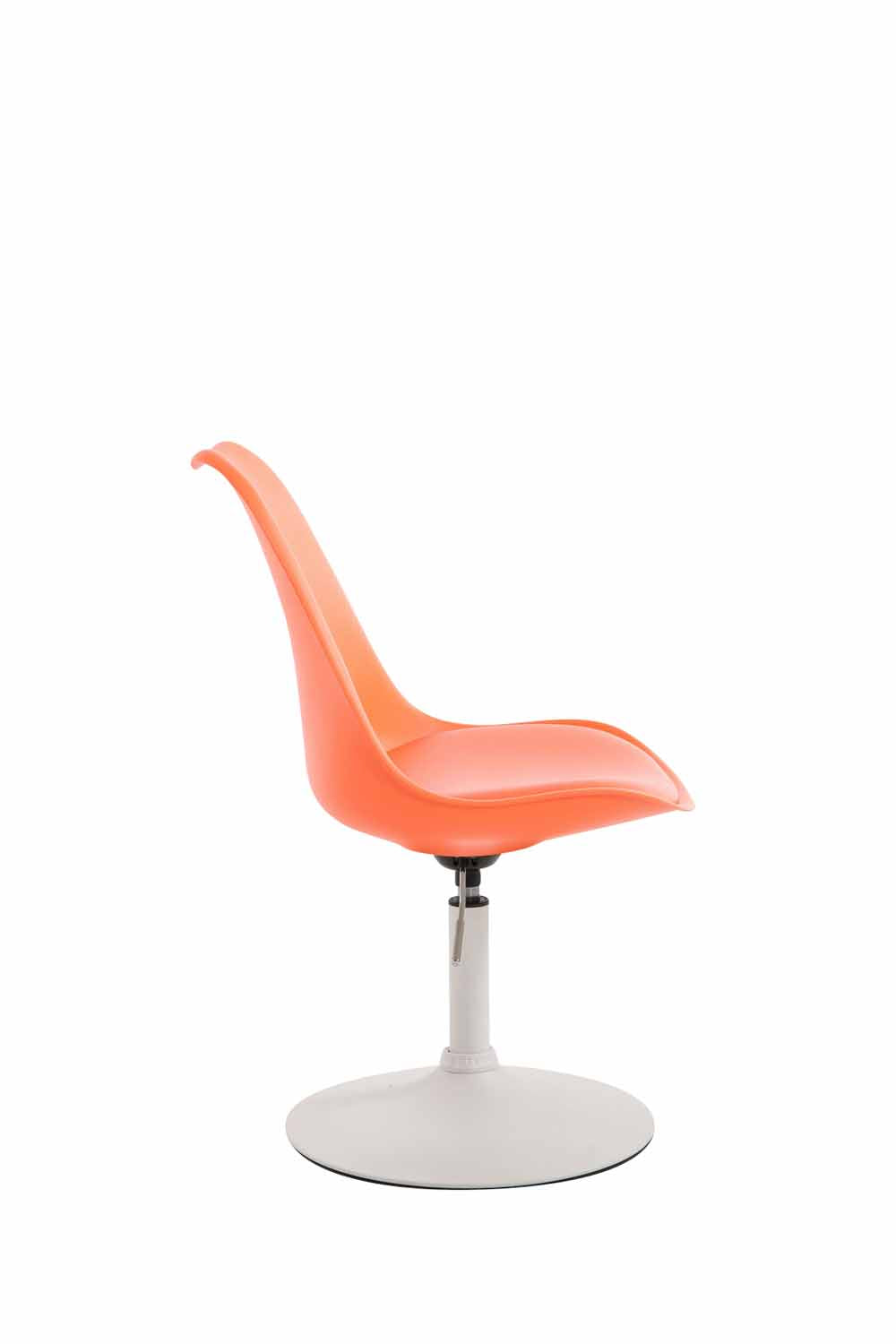 Eetkamerstoel Maverick kunststof wit,oranje orange