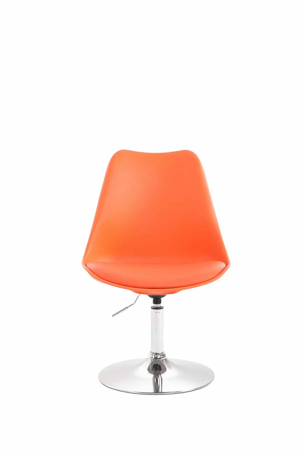 Eetkamerstoel Maverick kunststof chroom,oranje orange