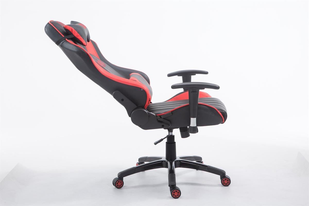 Racing bureaustoel Shift X2 kunstleer zonder voetensteun,zwart/rood schwarz/rot