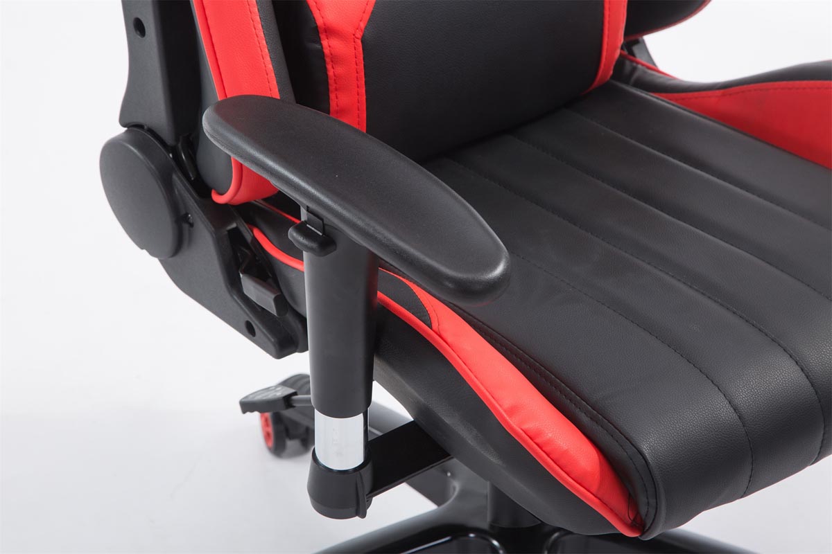 Racing bureaustoel Shift X2 kunstleer zonder voetensteun,zwart/rood schwarz/rot