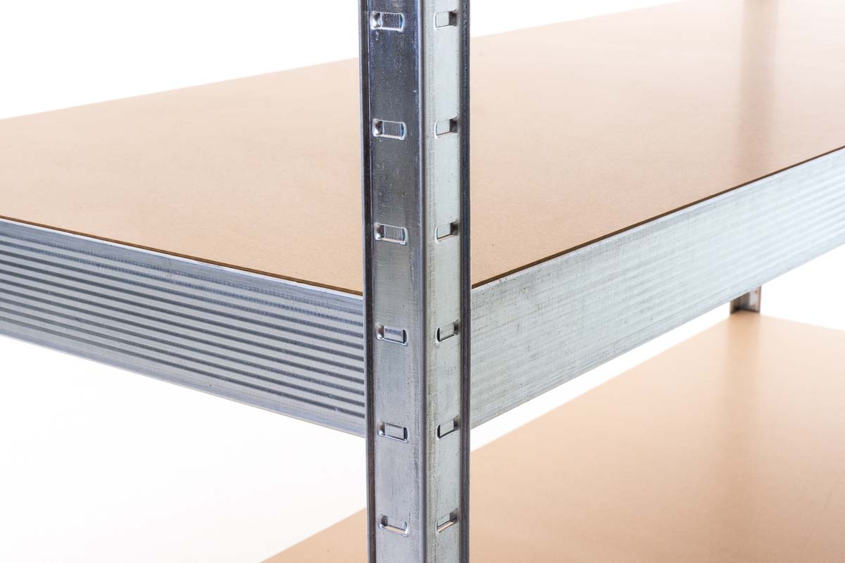 Stelling 160x60x180 cm zilver silber