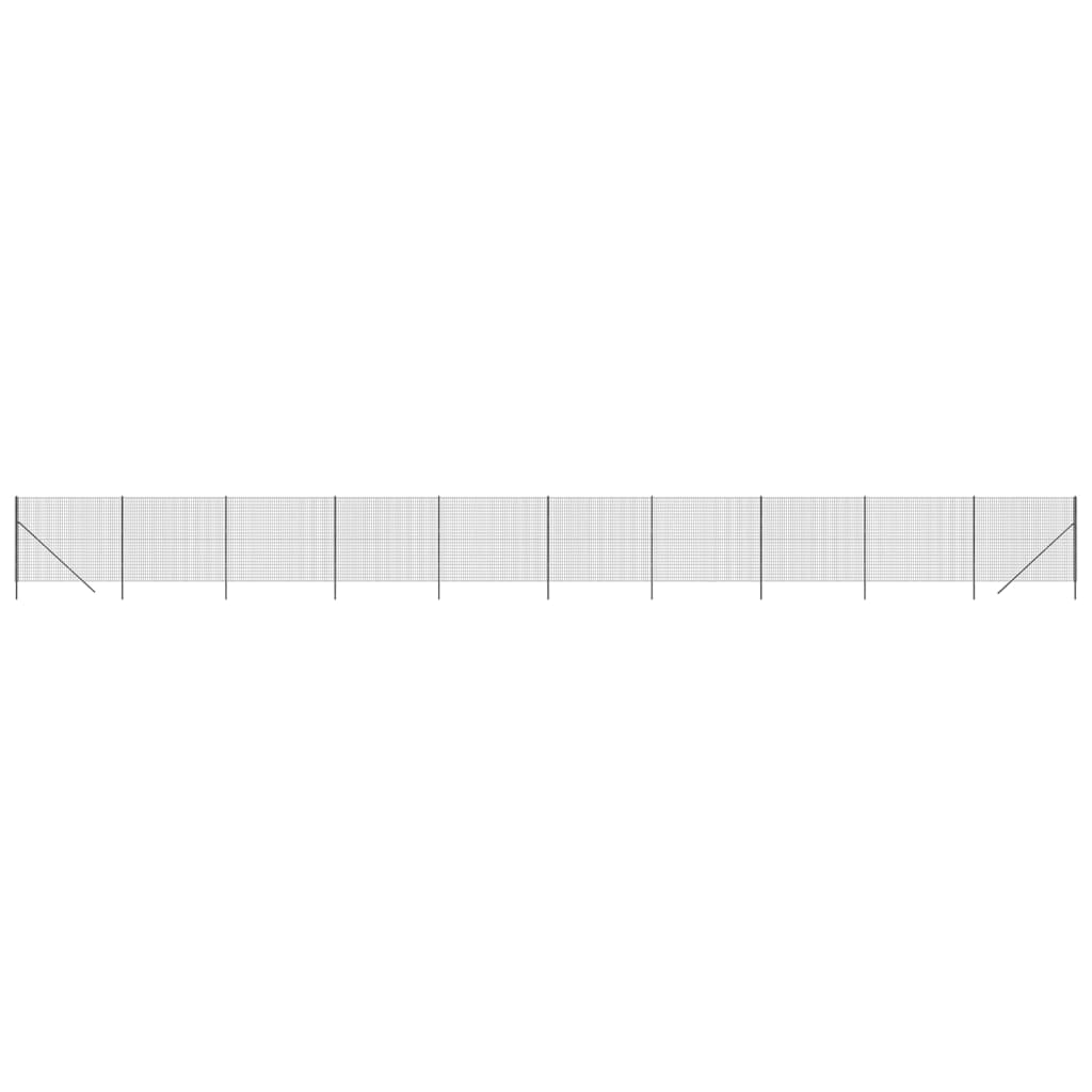 vidaXL Draadgaashek 1,8x25 m gegalvaniseerd staal groen - Aashly