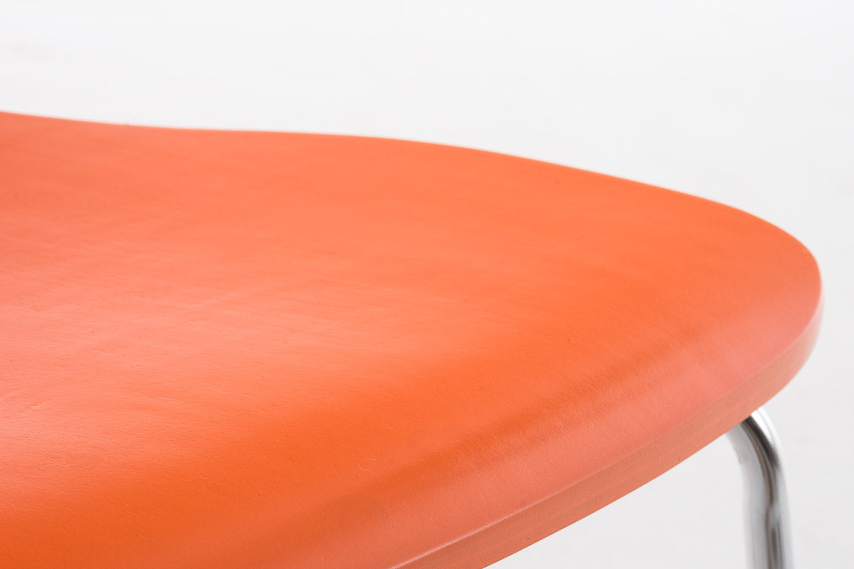 2x bezoekersstoelen Aaron oranje orange