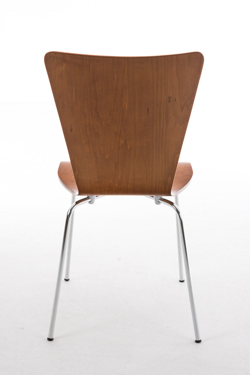 2x bezoekersstoelen Aaron bruin braun