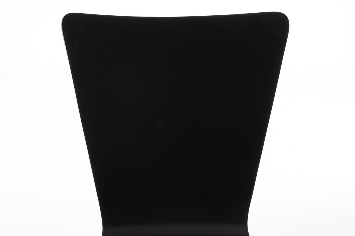 2x bezoekersstoelen Aaron zwart schwarz