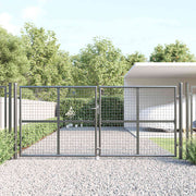 vidaXL Poort draadgaas 300x175 cm staal antracietkleurig