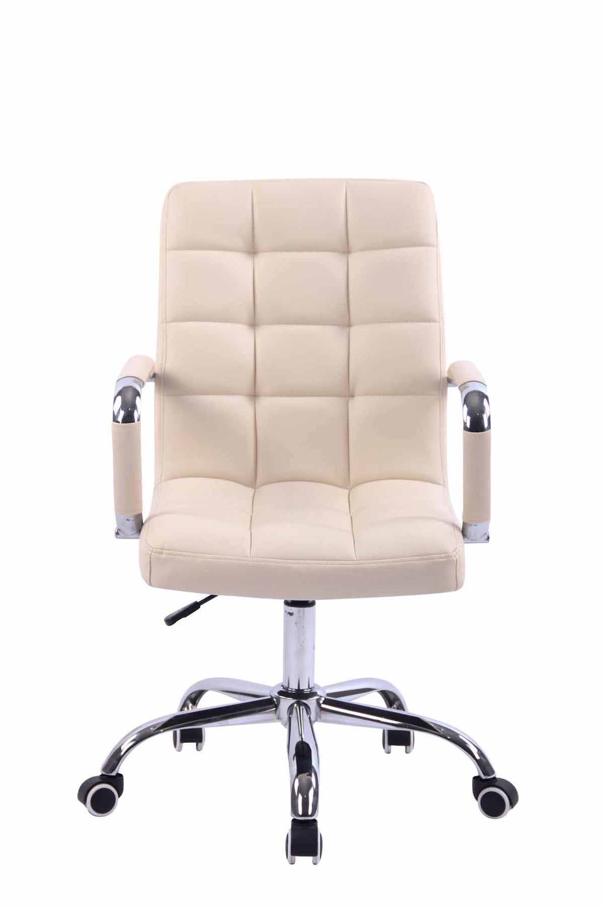 Bureaustoel Deli Kunstleer creme creme