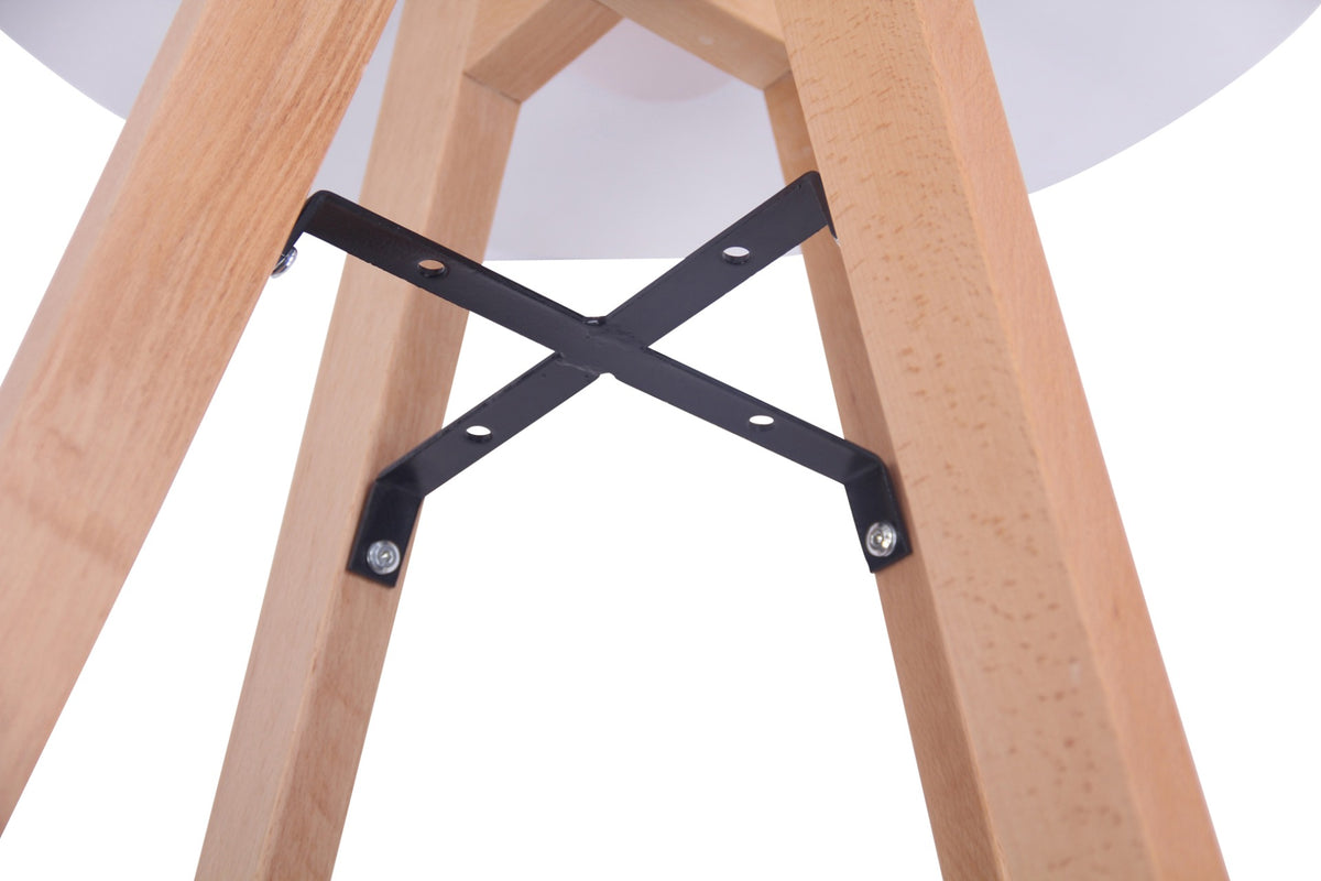 Keukentafel Viktor 75 cm weiß