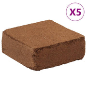 vidaXL Coconut Fiber Blocks 2 pcs 5 kg each 10 kg total