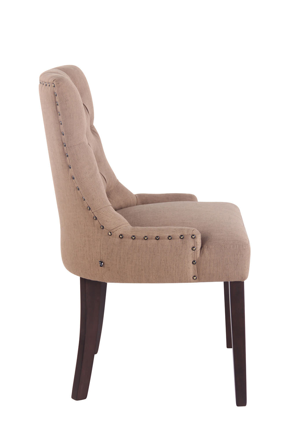 Eetkamerstoel Aberdeen stof taupe,antiek taupe