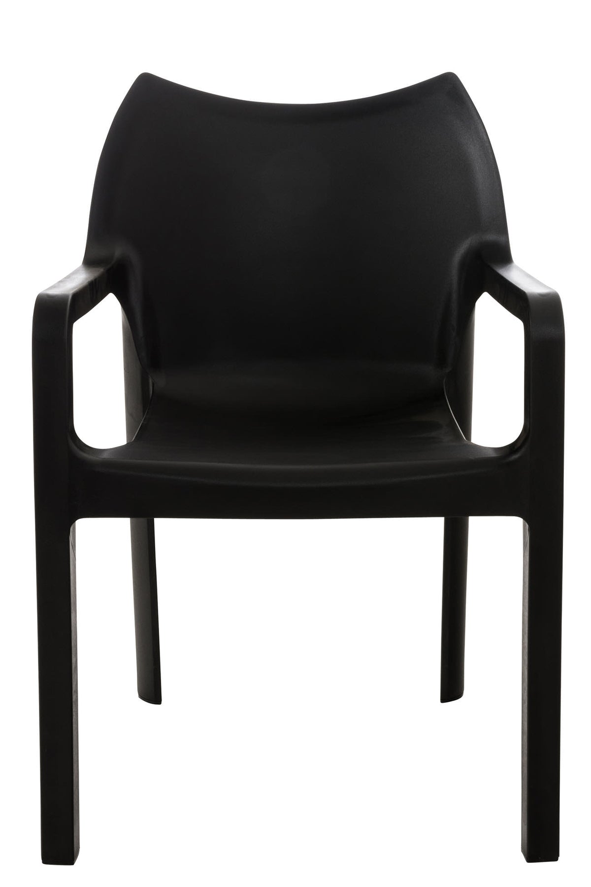 Tuinstoel Diva met Armleuning zwart schwarz