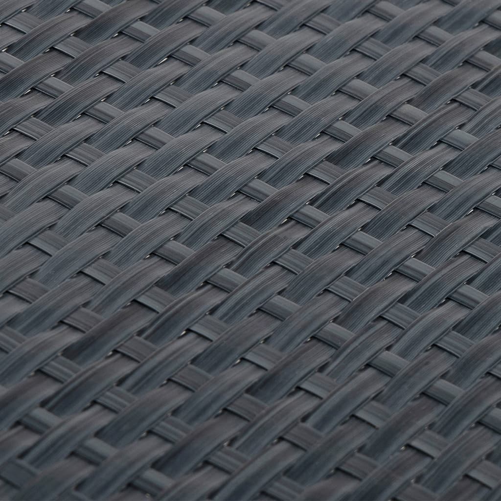 vidaXL Balkonschermen 10 st 255x19 cm poly rattan lichtbruin