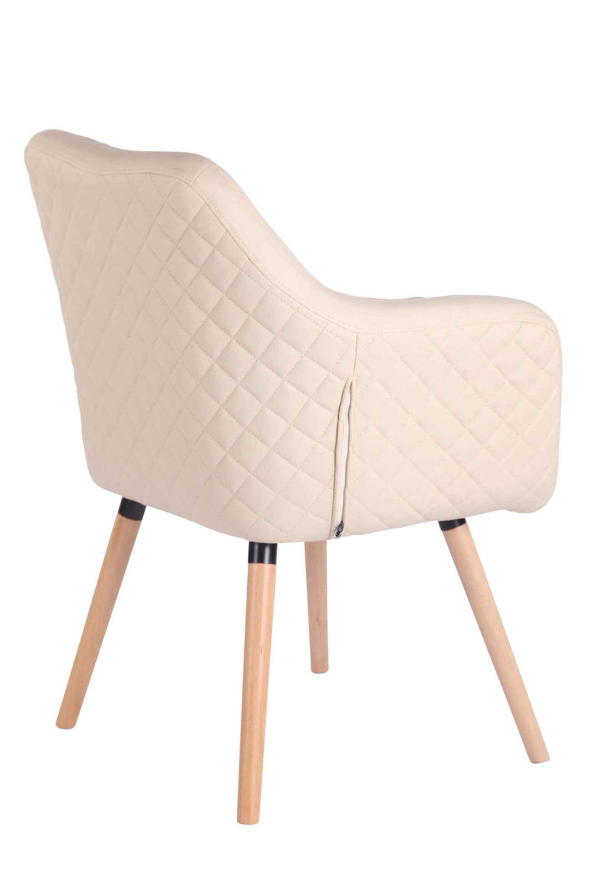 Eetkamerstoel Gent Kunstleer natura,creme creme