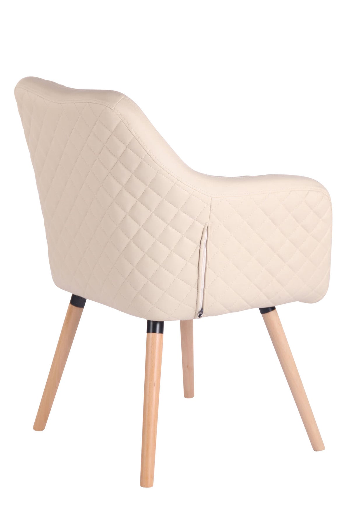 Eetkamerstoel Gent Kunstleer natura,creme creme