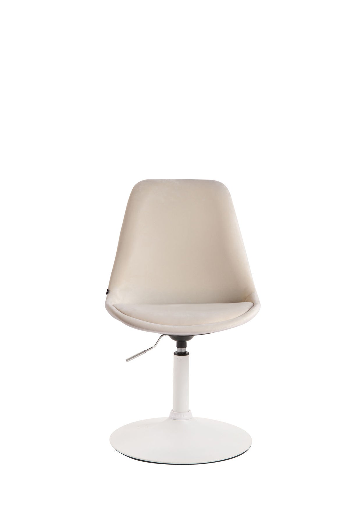 Eetkamerstoel Maverick Fluweel creme,wit creme