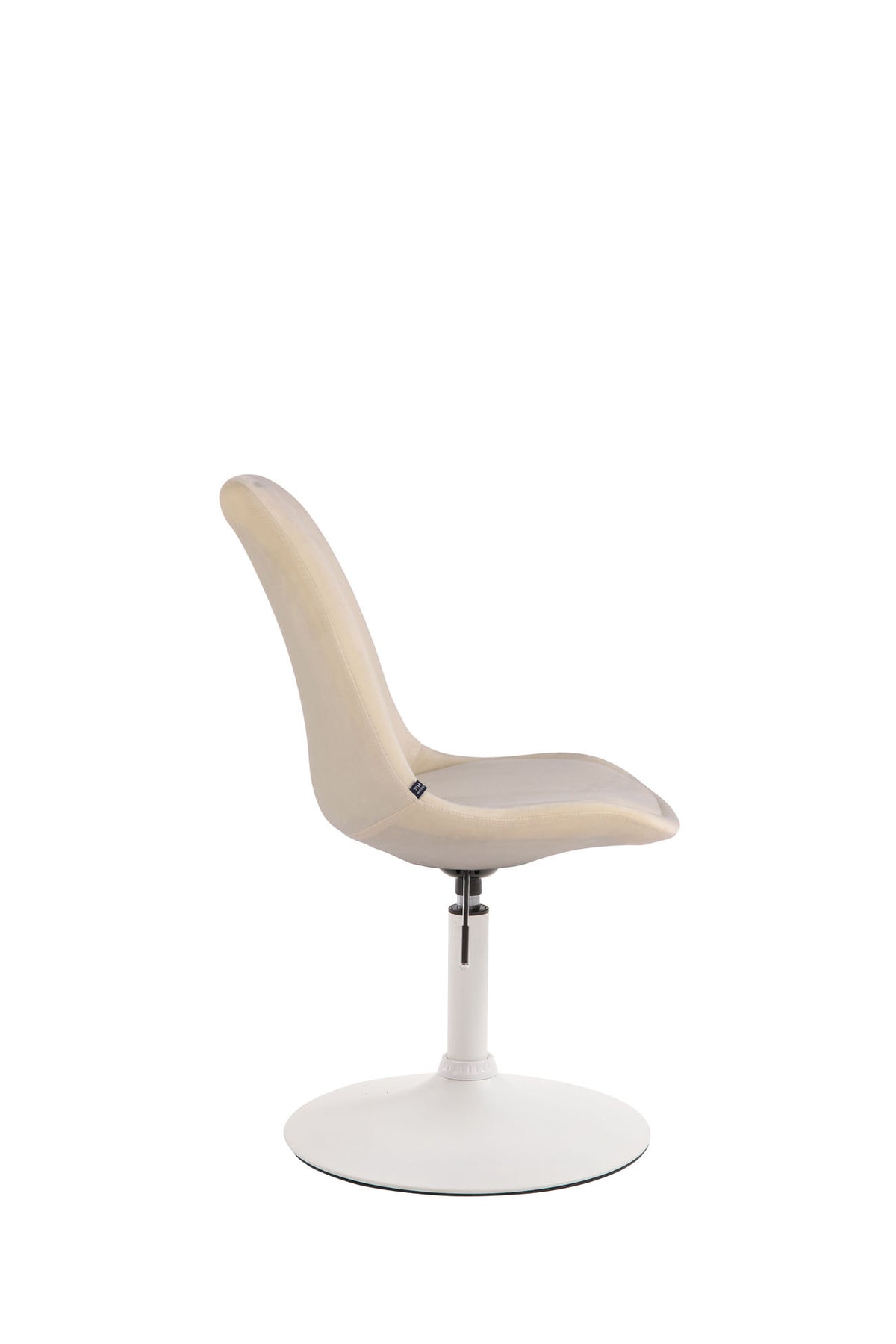Eetkamerstoel Maverick Fluweel creme,wit creme