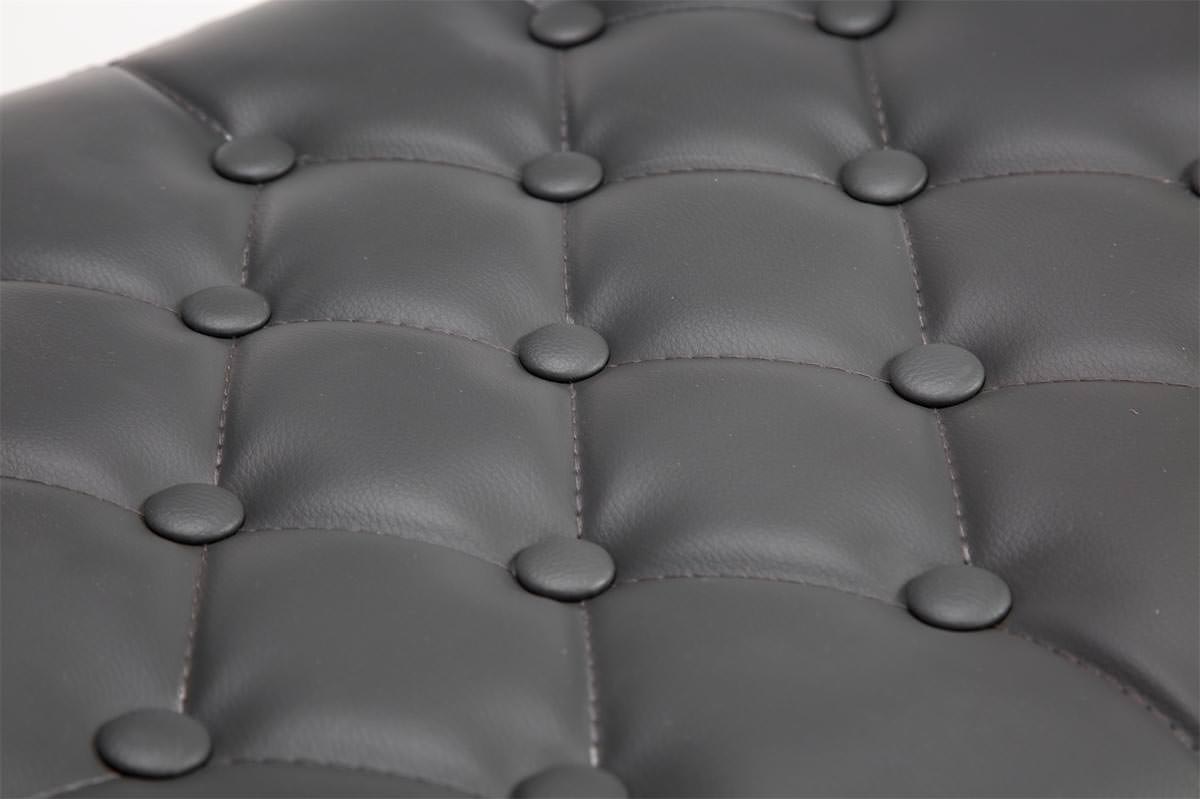 Set van 2 barkrukken Dublin Kunstleer grijs grau