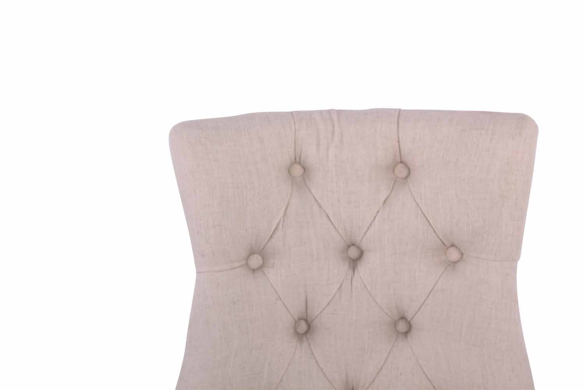Set van 2 eetkamerstoelen Aberdeen antiek licht,creme creme